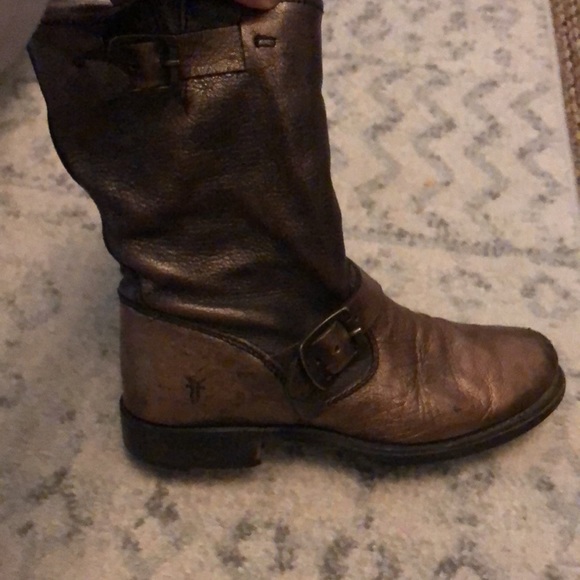 Metallic Frye Booties - Picture 2 of 5
